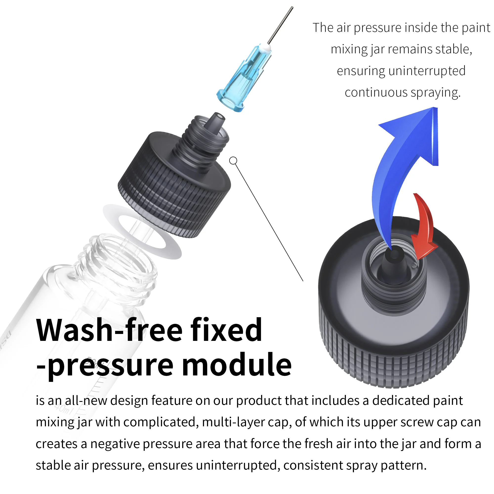 DSPIAE PT-AB Wash-Free Airbrush - Image 7