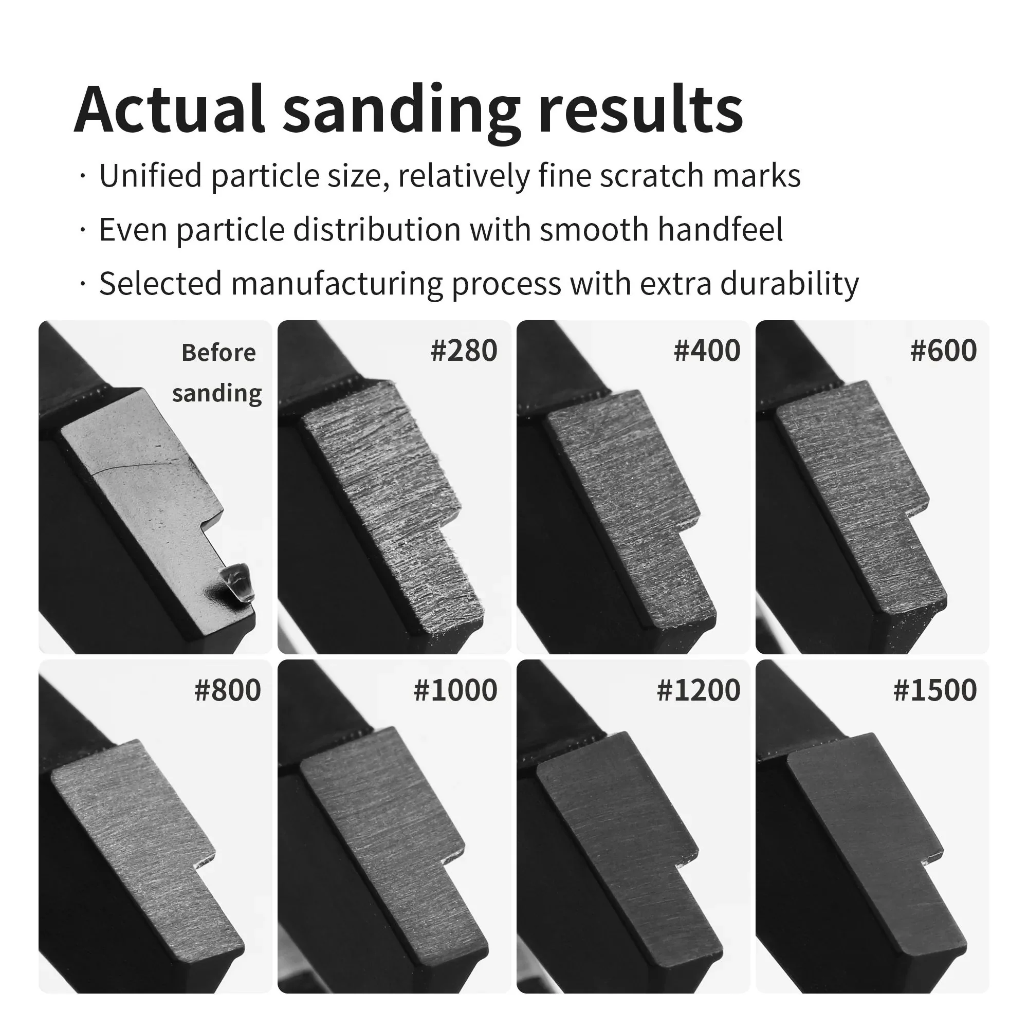 DSPIAE XSP-S01 Sanding Blocks and Self-Adhesive Sandpapers Set - Image 10